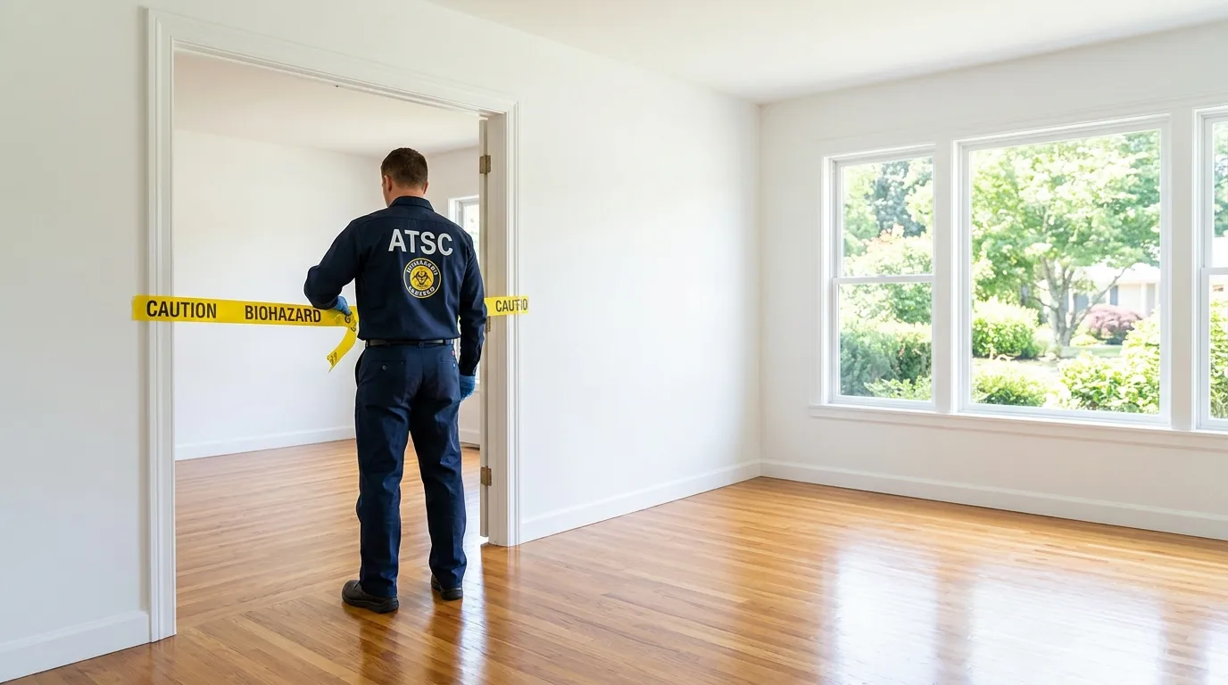 Certified biohazard cleanup crew performing Decomposition Cleanup in Diamond Bar