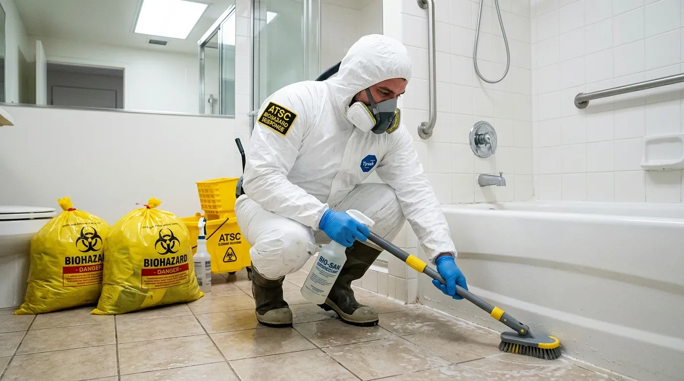 Decontamination equipment deployed for Blood Cleanup in Diamond Bar